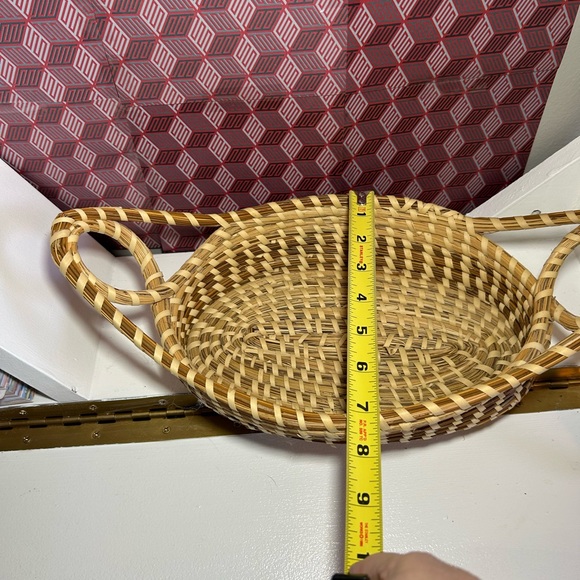 Gullah sweetgrass basket - Picture 9 of 10